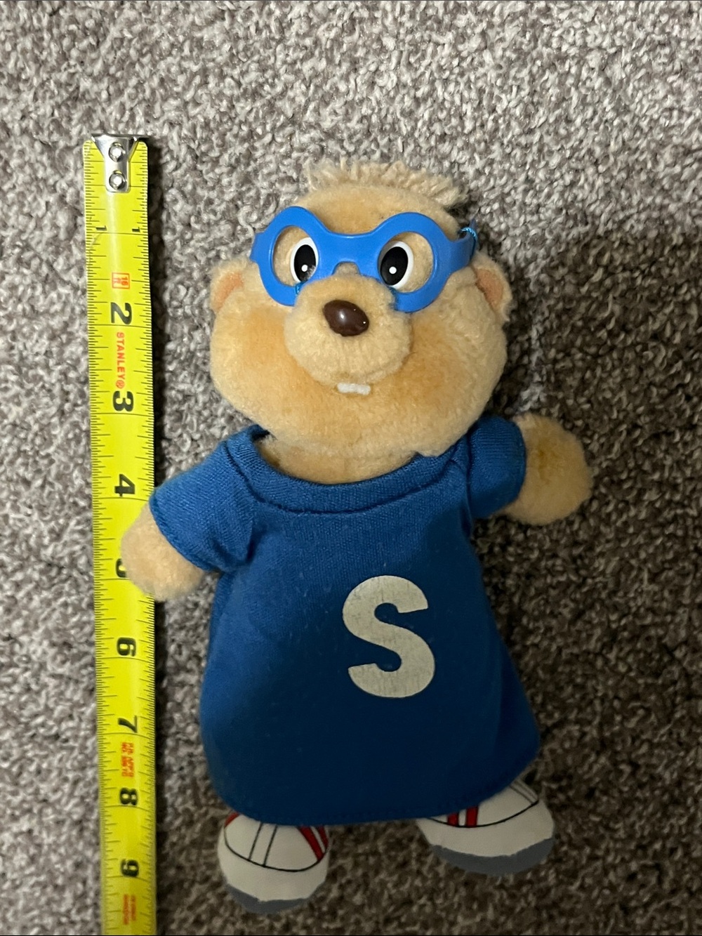 Alvin and the Chipmunk Simon Vintage 1987 Plush Stuffed Animal - Picture 5 of 5
